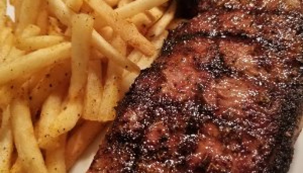 [steak and fries] Basil & Baxter's Resturant