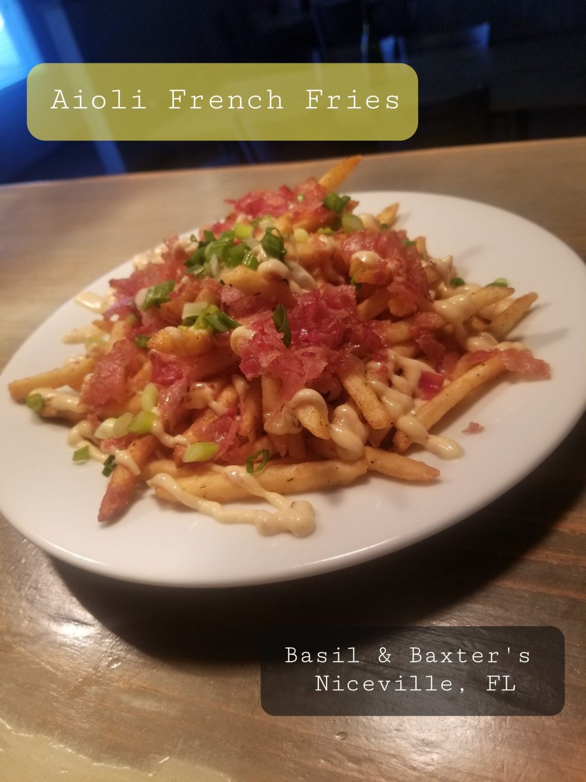 Basil and Baxter's Restaurant and Bar Niceville Florida Basil